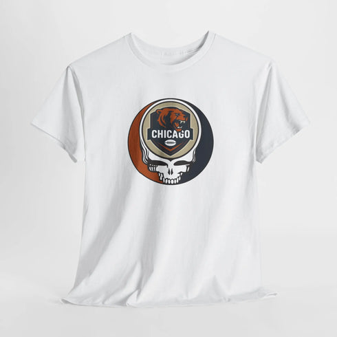 Grateful Dead - Chicago Bears Stealie Grateful Dead Steal Your Face T-Shirt - NFL - StealieShop