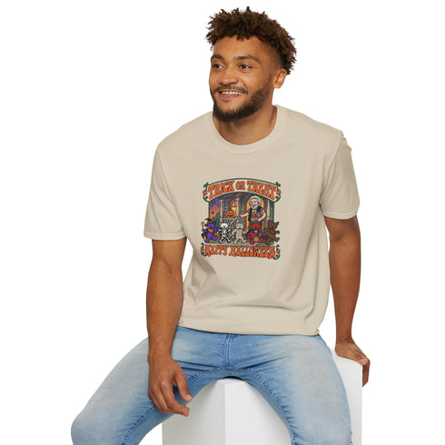 Trick-Or-Treating at Jerry's Place Halloween Stealie T-Shirt