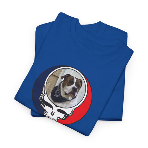 Custom Dog Stealie Unisex Grateful Dead T-Shirt (111)