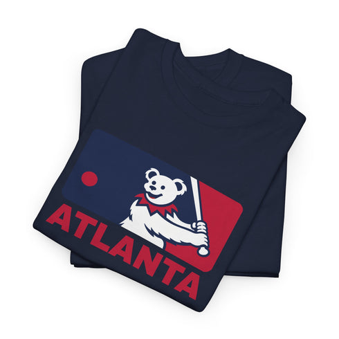 Atlanta Braves Dancing Bear MLB Logo Unisex Grateful Dead T-Shirt