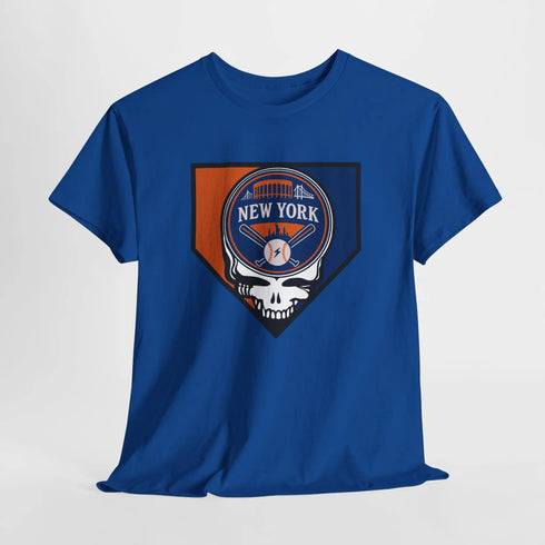 Grateful Dead - Home Run Collection: New York Edition Classic Stealie T-Shirt - MLB - StealieShop