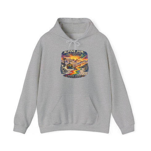"Alpine Jam" 2026 Milan Cortina Olympics Unisex Heavy Blend Grateful Dead Hoodie