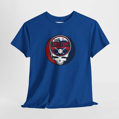 Grateful Dead - Boston Red Sox Grateful Dead Steal Your Face T-Shirt - StealieShop
