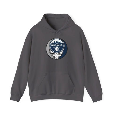Grateful Dead - Yankees Classic Stealie Unisex Heavy Blend Hoodie - MLB - StealieShop