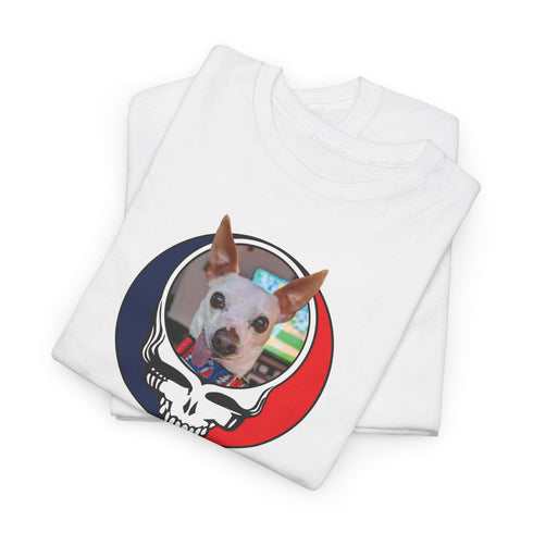 Custom Dog Stealie Unisex Grateful Dead T-Shirt (107)