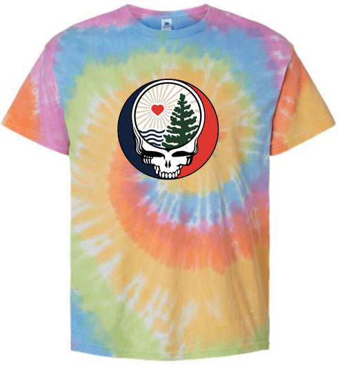 1435 - Custom Stealie Tie-Dye