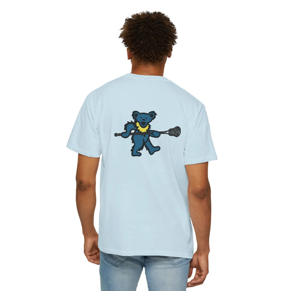 Lax Bear Unisex Garment-Dyed T-shirt - StealieShop