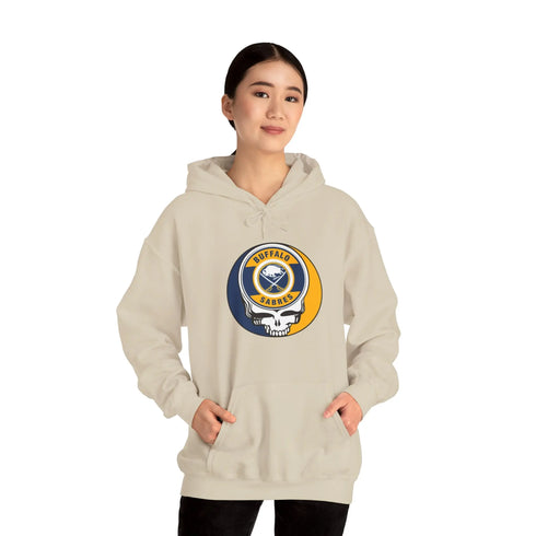 Buffalo Sabres Grateful Dead Unisex Heavy Blend Hoodie StealieShop
