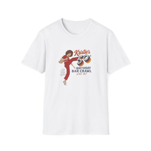 Kristie's 50th Birthday Bar Crawl T-Shirt