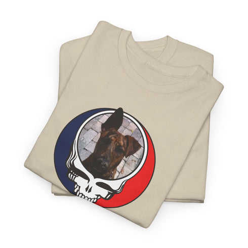 Custom Dog Stealie Unisex Grateful Dead T-Shirt (113)