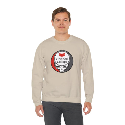 Grateful Dead - Grinnell College Stealie Crewneck Sweatshirt - StealieShop