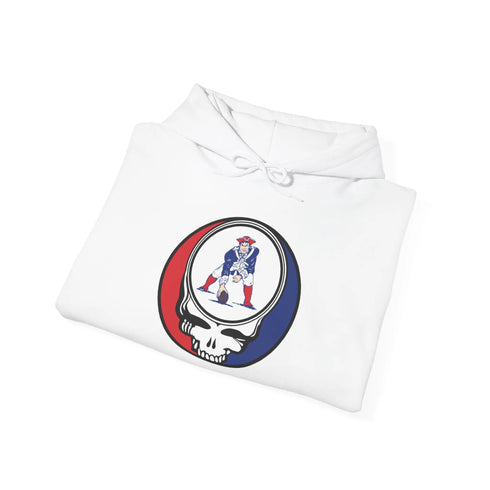 Pat The Patriot New England Patriots Grateful Dead Hooded Sweatshirt - NFL