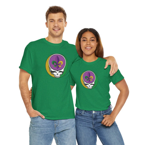 Mardi Gras Grateful Dead T-Shirt StealieShop