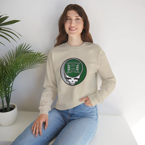 Grateful Dead - University of Hawaii Stealie Crewneck Sweatshirt - StealieShop