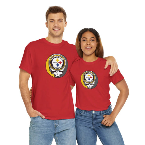 Pittsburgh Steelers Grateful Dead Steal Your Face T-Shirt StealieShop