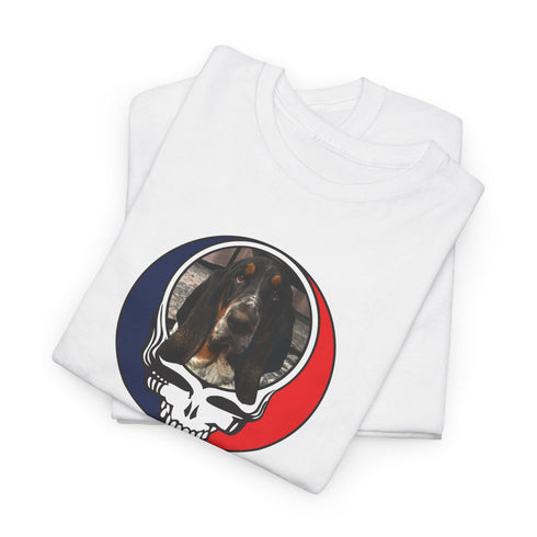 Custom Dog Stealie Unisex Grateful Dead T-Shirt (128)