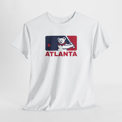 Atlanta Braves Dancing Bear MLB Logo Unisex Grateful Dead T-Shirt