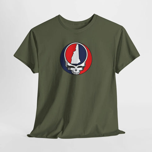 New Hampshire Map Stealie Grateful Dead T-Shirt
