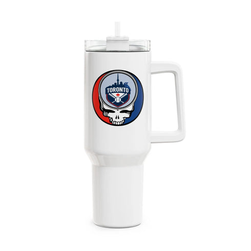 Grateful Dead - Toronto Blue Jays "Fat Man" Tumbler,  Double Insulated 40oz Travel Mug - StealieShop