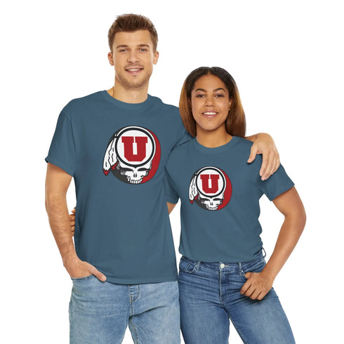 University of Utah Utes Grateful Dead T-Shirt StealieShop