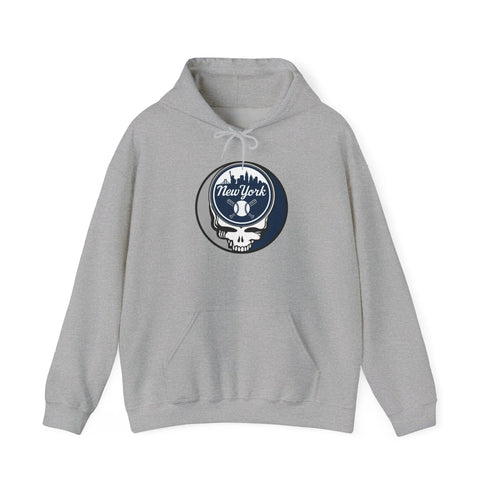 Grateful Dead - Yankees Classic Stealie Unisex Heavy Blend Hoodie - MLB - StealieShop