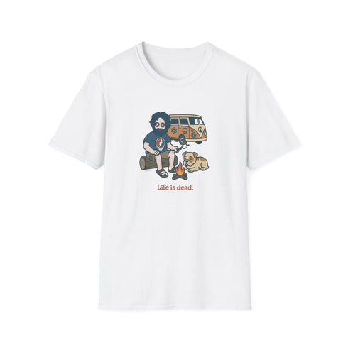 Grateful Dead - Campin' Jerry - Life is dead. Grateful Dead T-Shirt - StealieShop
