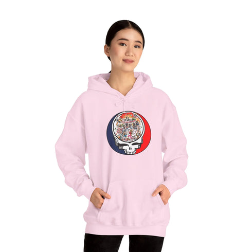 Grateful Dead - Ramones Stealie Unisex Heavy Blend Hoodie - StealieShop