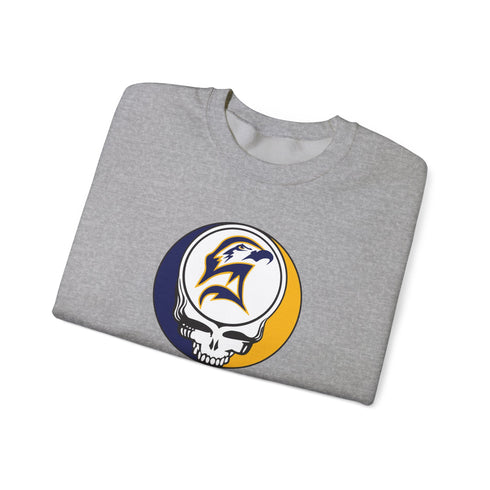 Custom Seahawk Stealie Crewneck Sweatshirt