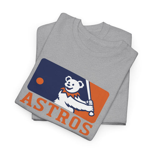 Houston Astros Original Dancing Bear MLB Grateful Dead T-Shirt