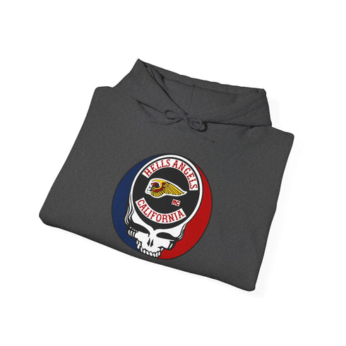 Grateful Dead - Hells Angels Stealie Unisex Heavy Blend Hoodie - StealieShop