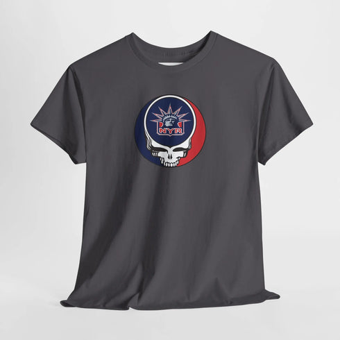 Grateful Dead - New York Rangers Grateful Dead Steal Your Face T-Shirt - NHL - StealieShop