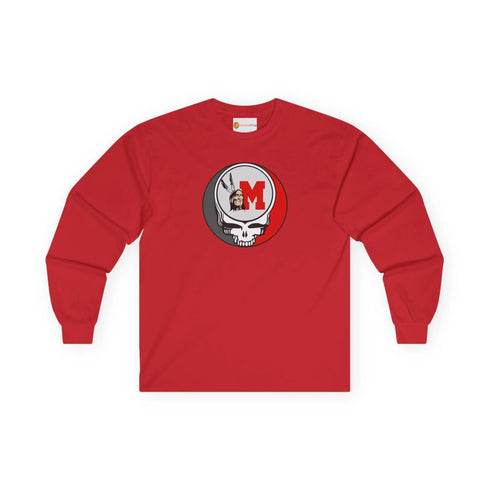 Miami of Ohio Redskins Grateful Dead Long Sleeve Tee StealieShop