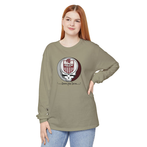 Custom Salem Soccer Garment-Dyed Long Sleeve T-Shirt