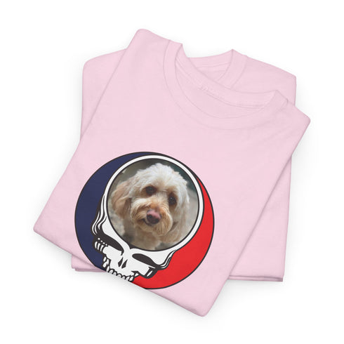 Custom Dog Stealie Unisex Grateful Dead T-Shirt (135)