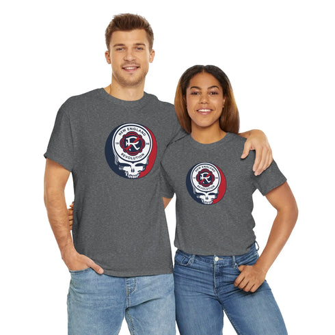 New England Revolution United Grateful Dead T-Shirt - MLS Soccer StealieShop