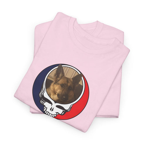 Custom Dog Stealie Unisex Grateful Dead T-Shirt (109)
