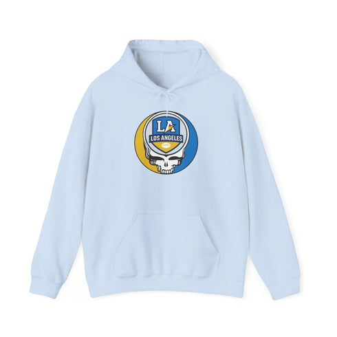 Grateful Dead - Los Angeles Chargers Stealie Grateful Dead Hooded Sweatshirt - NFL - StealieShop