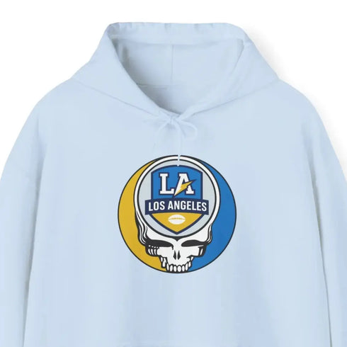 Grateful Dead - Los Angeles Chargers Stealie Grateful Dead Hooded Sweatshirt - NFL - StealieShop