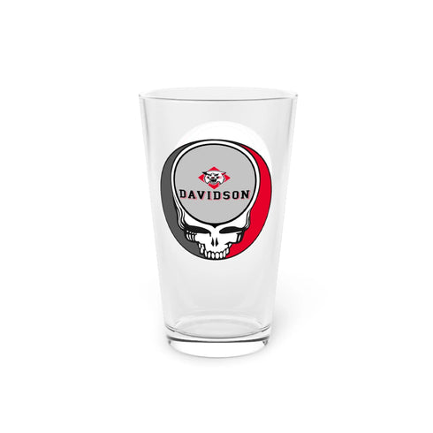 Davidson College Grateful Dead Stealie Pint Glass, 16oz - StealieShop