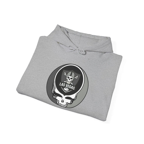 Grateful Dead - Las Vegas Raiders Stealie Grateful Dead Hooded Sweatshirt - NFL - StealieShop