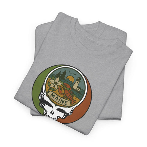 Grateful Dead - Maine Stealie Grateful Dead Grateful Dead T-Shirt - StealieShop