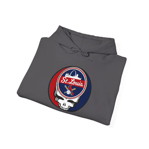 Grateful Dead - St. Louis Baseball Grateful Dead Unisex Heavy Blend Hoodie - MLB - StealieShop