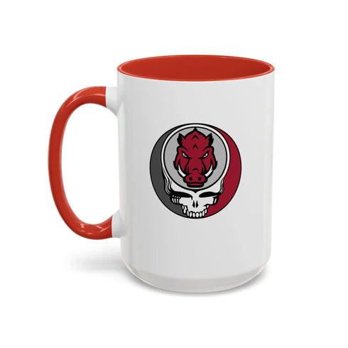 Arkansas Razorbacks Grateful Dead Coffee Mug Printify