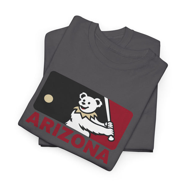 Arizona Diamondbacks Dancing Bear MLB Logo Unisex Grateful Dead T-Shirt