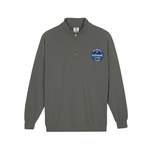 USS America Custom Adult Quarter-Zip Sweatshirt