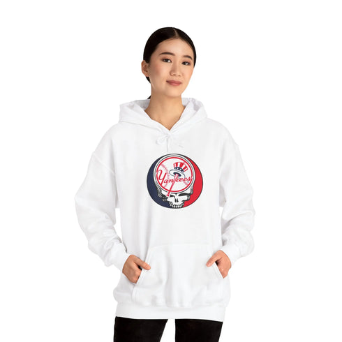 New York Yankees Grateful Dead Unisex Heavy Blend Hoodie - MLB - StealieShop