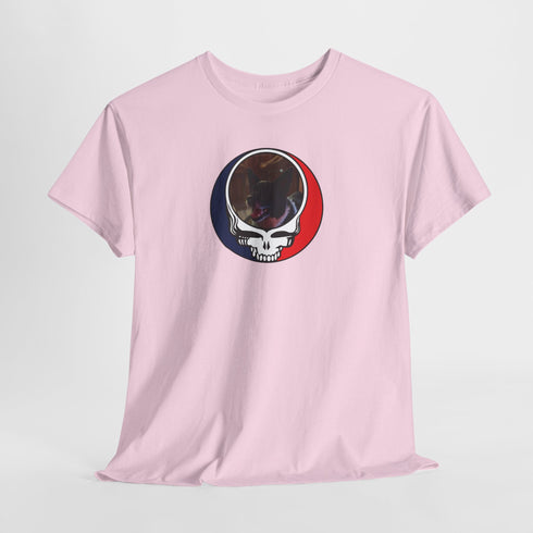 Custom Dog Stealie Unisex Grateful Dead T-Shirt (117)
