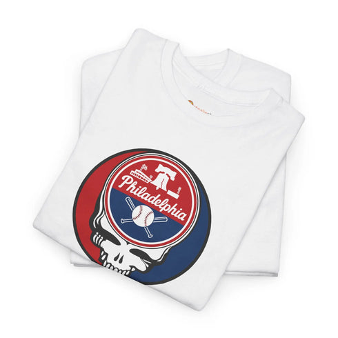 Grateful Dead - Philadelphia Phillies Grateful Dead Steal Your Face T-Shirt - MLB - StealieShop
