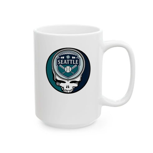 Grateful Dead - Seattle Mariners Stealie Ceramic Mug - MLB - StealieShop