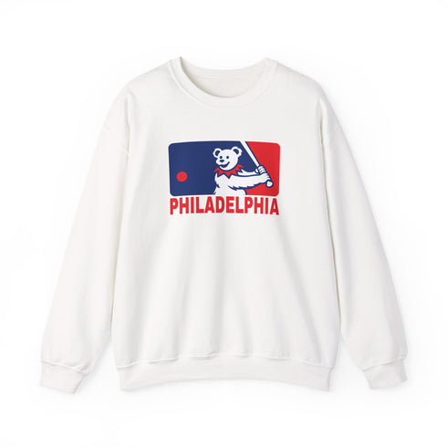 Philadelphia Phillies Dancing bear MLB Logo Stealie Crewneck Sweatshirt